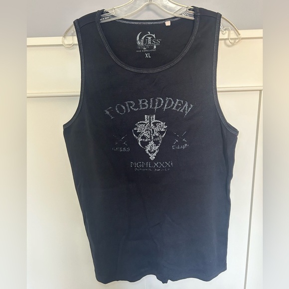 Vintage Guess "Forbidden" cross tank top - Picture 1 of 4